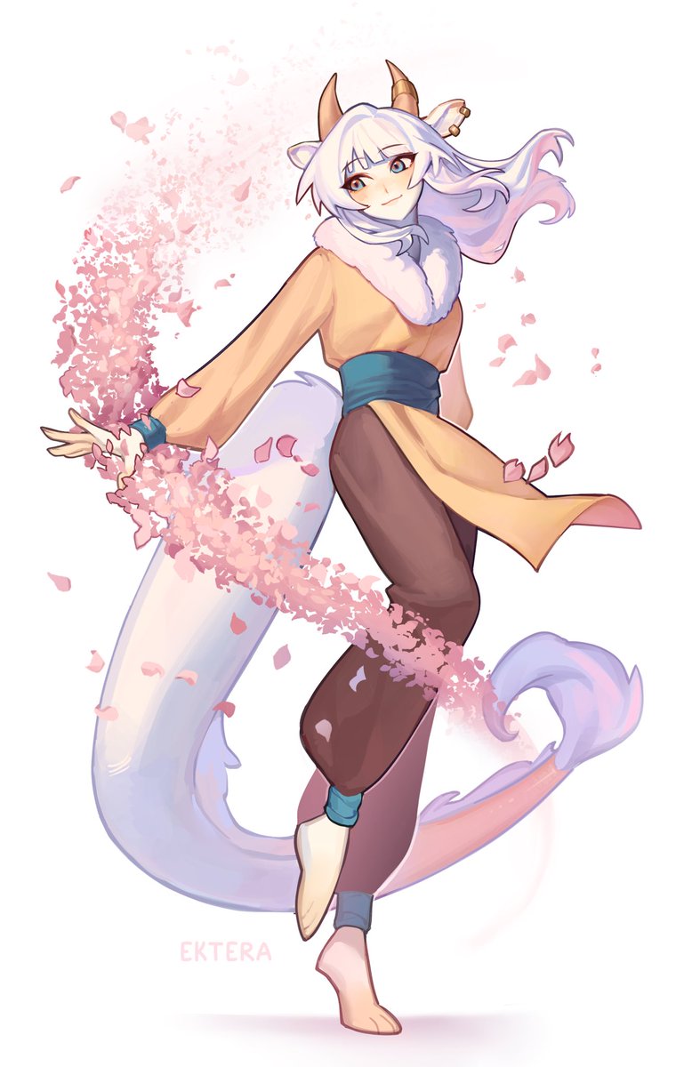 Ektera_Dev's tweet image. Commission for @ HarpieBirb. Thank you very much! 🌸