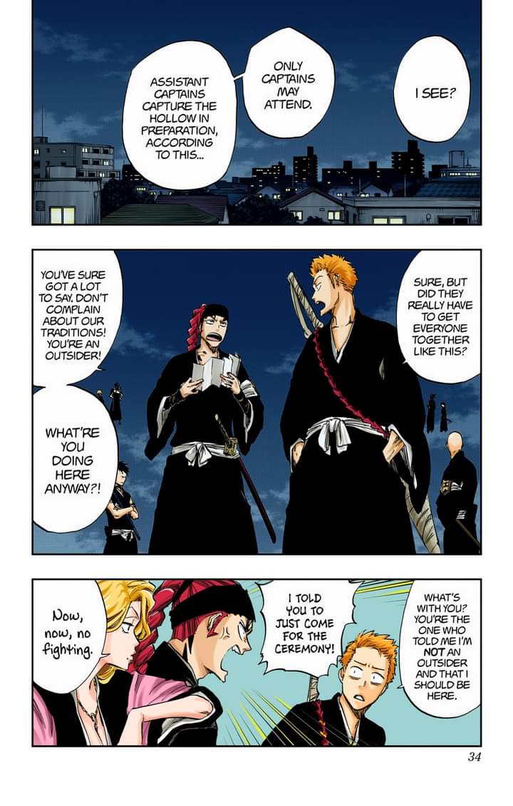 SmarttGuy92's tweet photo. I'm probably the only Bleach fan that noticed this but this is like the first time Kubo had drawn Ichigo, Renji and Shuhei in one scene together in the Hell Arc 🧐 and then there's bald ikkaku in the back 🤣 #BLEACH_anime #BleachTYBW #BLEACH #HellArc https://t.co/eTK0MtA6rV