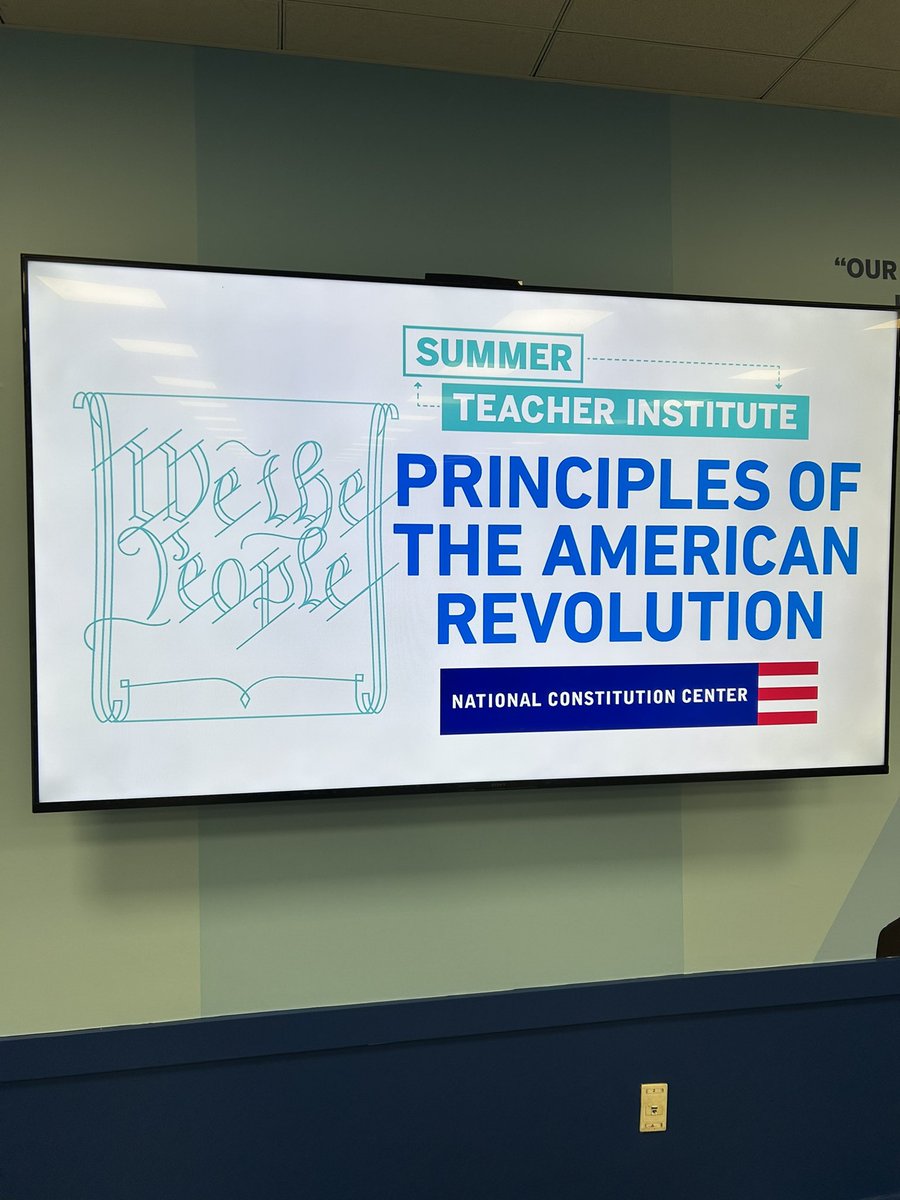 It’s that time of year: the Summer Educator Institutes are here! Excited to learn alongside some fantastic teachers this week! #NCCed