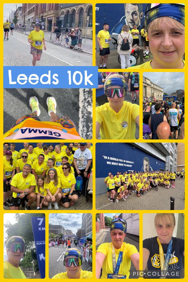 gvhawtin's tweet photo. 30 miles Leeds 10k this week and a busy week with Mary Poppins visit, mew uniform and camping #NHS1000miles 💙💛 met Lindsey Burrows too as knew her from when I worked at LGI #OneRobBurrow 💙🧡 https://t.co/IjcffWkKP4