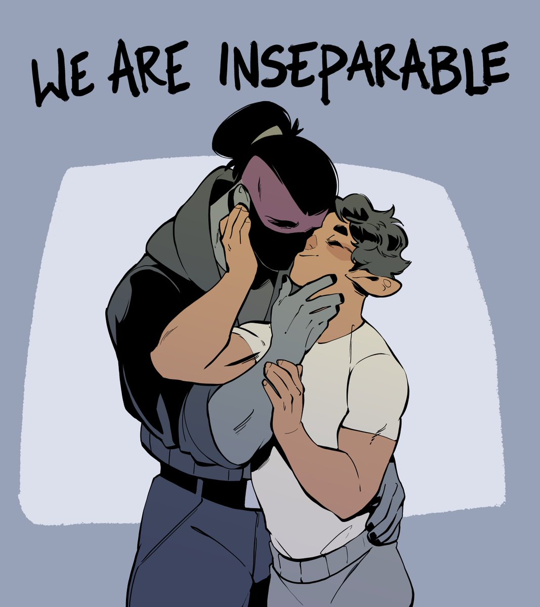 ZeSketches's tweet image. I just wanted to draw mushy stuff for the sake of it. Unlike Walker and Deleon, I didn&apos;t plan for these two to be together. But now I can&apos;t imagine a story where they aren&apos;t in love. #Ank