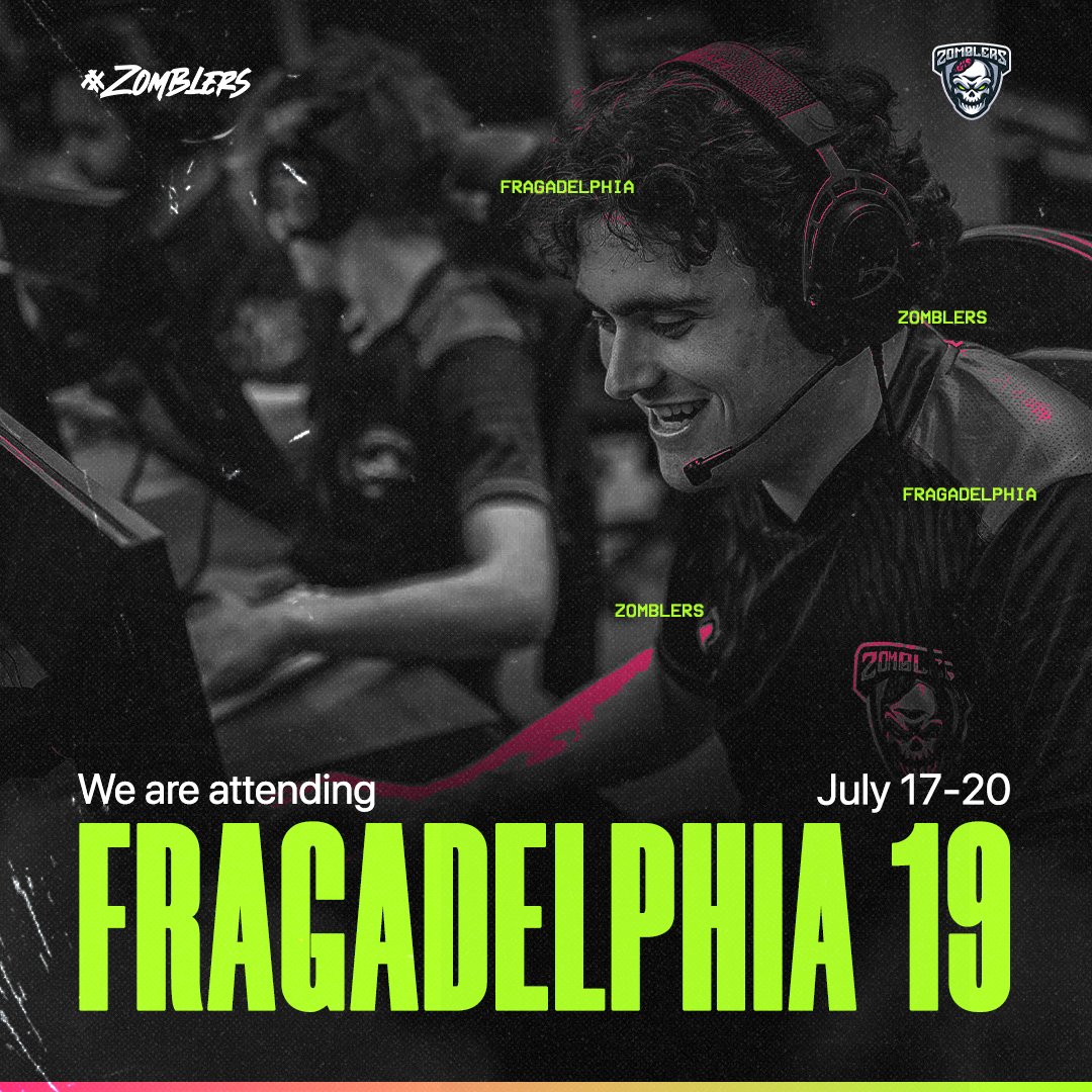 Zomblers.CS2 Attending
@Fragadelphia 19! 🧟‍♂️💯

🔗Article:
Zomblers.com/zomblers-atten…

📅 July, 17th-20th

🚩 Windsor, ON
(St. Clair College)
