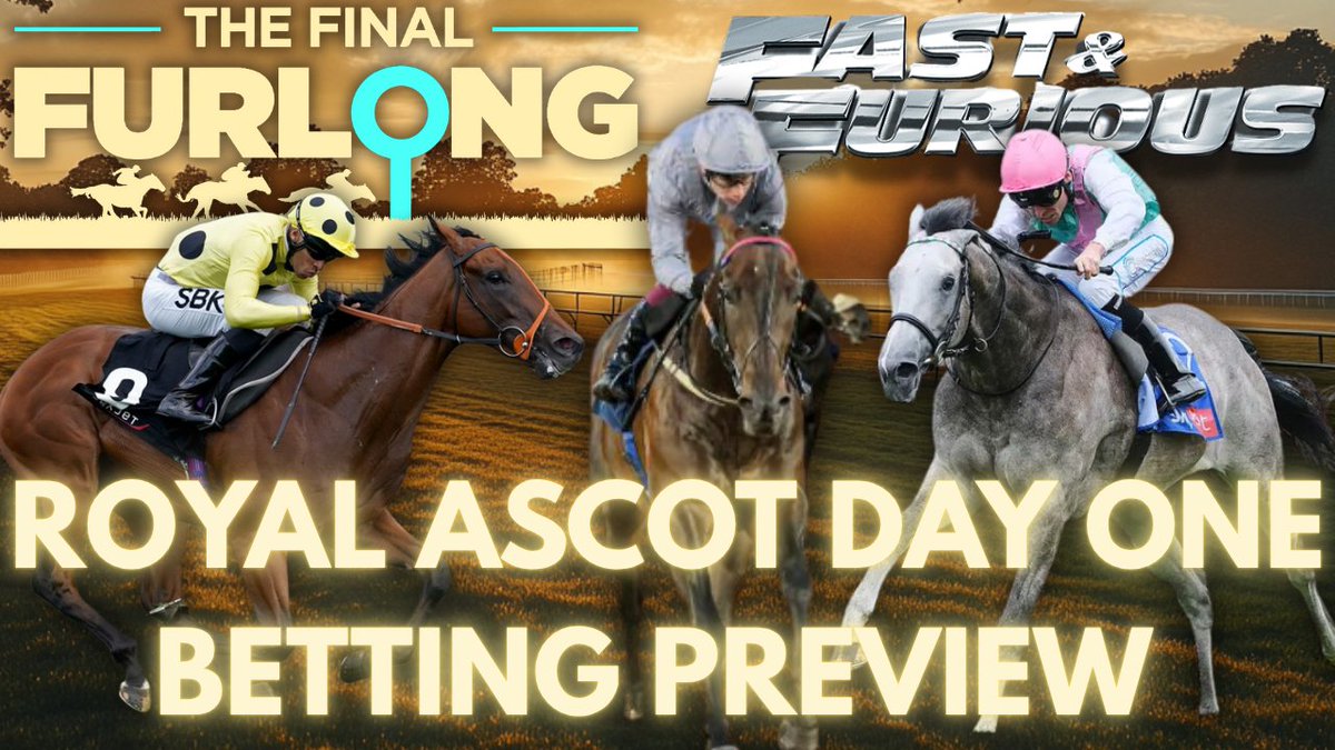 Emmet Kennedy (@radioemmet) on Twitter photo ๐จROYAL ASCOT <a href="/FinalFurlongPod/">The Final Furlong Podcast</a> DAY 1 PREVIEW
The Final Furlong Podcast team of <a href="/T_J_Carroll/">Tim Carroll</a>, <a href="/GeorgeFGorman/">George Gorman</a>, <a href="/Pmichaelracing/">Peter Michael</a>, and <a href="/LongShotValue/">Aidan O'Hara</a> break down a blockbuster Fast and Furious Tuesday card:
๐ Queen Anne: Can Rosallion reverse the Lockinge form?
๐ St Jamesโs Palace: ๐จROYAL ASCOT <a href="/FinalFurlongPod/">The Final Furlong Podcast</a> DAY 1 PREVIEW
The Final Furlong Podcast team of <a href="/T_J_Carroll/">Tim Carroll</a>, <a href="/GeorgeFGorman/">George Gorman</a>, <a href="/Pmichaelracing/">Peter Michael</a>, and <a href="/LongShotValue/">Aidan O'Hara</a> break down a blockbuster Fast and Furious Tuesday card:
๐ Queen Anne: Can Rosallion reverse the Lockinge form?
๐ St Jamesโs Palace: