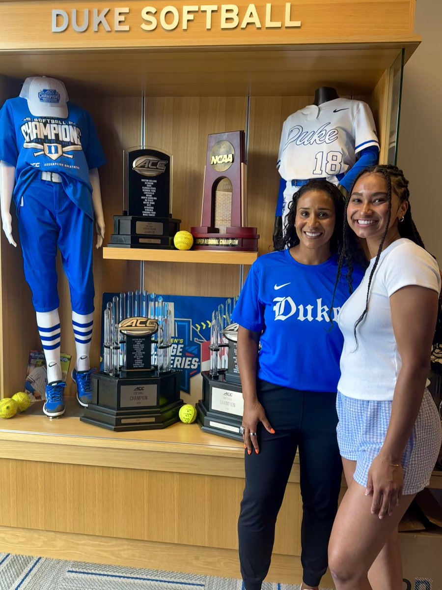 Precious Bross (@preciousbross) on Twitter photo Had an awesome time on my visit with <a href="/DukeSOFTBALL/">Duke Softball</a>! I’m truly grateful for the time spent with the coaches and for the opportunity to discover what makes Duke special! 💙<a href="/DukeCoachYoung/">Marissa Young</a> <a href="/CoachTaylor_W/">Taylor Wike</a> @prstaggs <a href="/oliviaadyan/">“Coach Liv” Olivia Watkins</a> <a href="/SoftballPortal/">Softball Portal</a> Had an awesome time on my visit with <a href="/DukeSOFTBALL/">Duke Softball</a>! I’m truly grateful for the time spent with the coaches and for the opportunity to discover what makes Duke special! 💙<a href="/DukeCoachYoung/">Marissa Young</a> <a href="/CoachTaylor_W/">Taylor Wike</a> @prstaggs <a href="/oliviaadyan/">“Coach Liv” Olivia Watkins</a> <a href="/SoftballPortal/">Softball Portal</a>