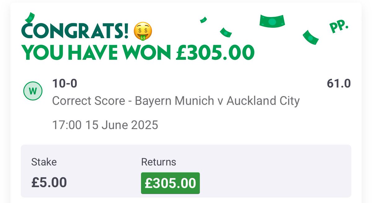 VezzyBets's tweet image. We take those 🫡  🧹 💰 

Patreon.com/VezzyBets