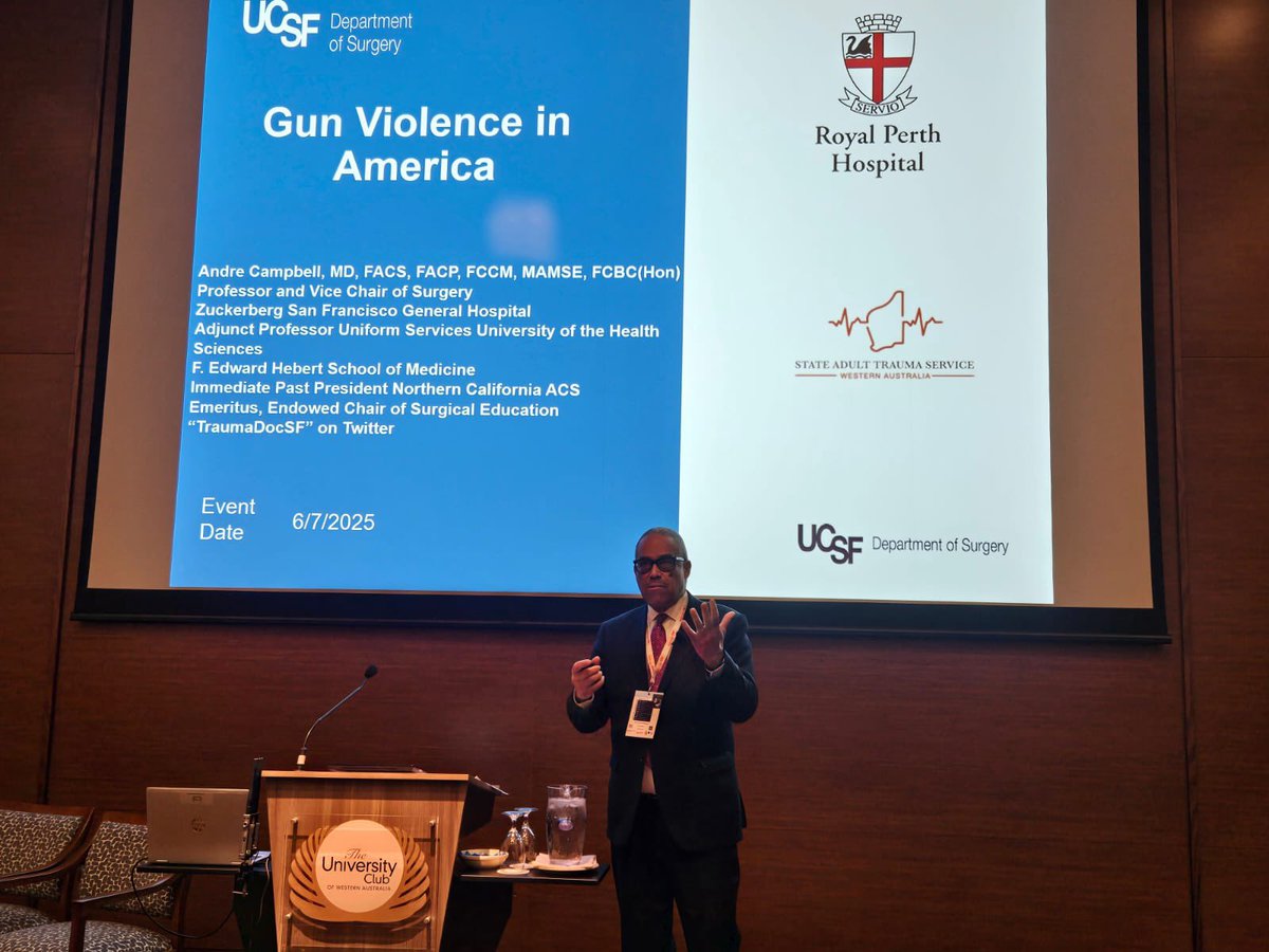 TraumaDocSF's tweet image. It was great to be able to travel to Perth Australia to teach in the Definitive Skills Trauma Course. Many thanks to Dr Martin Jarmin for the invitation. Also have a keynote speech at the Western Australia Trauma Conference. Was a great experience! @UCSFSurgery