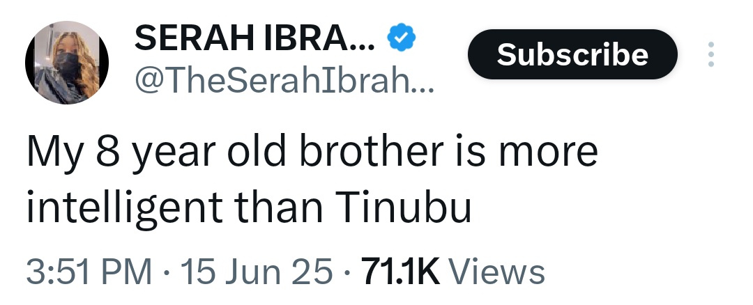 My 4 year old boy is more intelligent than Tinubu and his APC supporters...