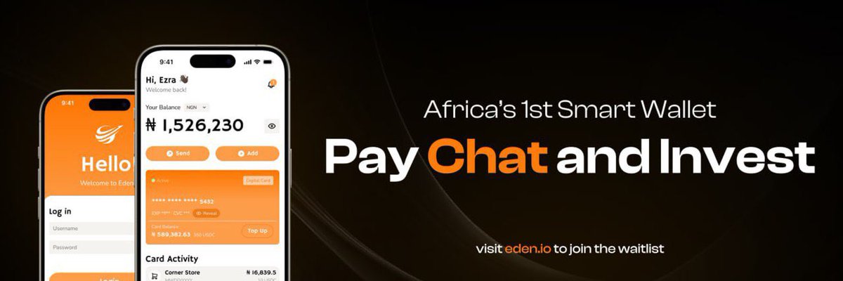 Your cousin in the UK wants to send you money.
He uses a regular app. They take a cut.
It takes 3 days to land.
And by the time it does, the naira has dipped again.

Let’s talk about why this keeps happening, and what <a href="/edenfi_onchain/">EdenFi - Capital for Africa</a> is building to fix it.

🧵