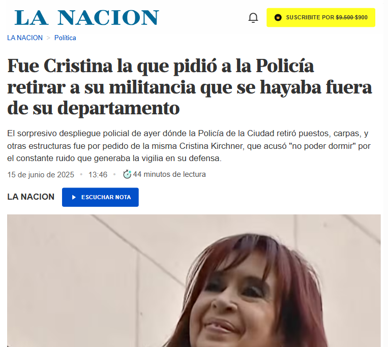 boludo fue CFK la que pidió sacar a su propia militancia que hacia la vigilia en su depto AJAJAJJAJAAJ

LOS DENUNCIÓ A LA POLICÍA