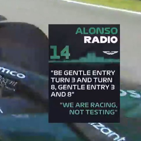 ElReyGuiri's tweet photo. Ingeniero: "Se cuidadoso en la 3 y 8"

Alonso: "Estamos corriendo, no de test"

JAJAJAJJAJA https://t.co/dJNd0GgdEI