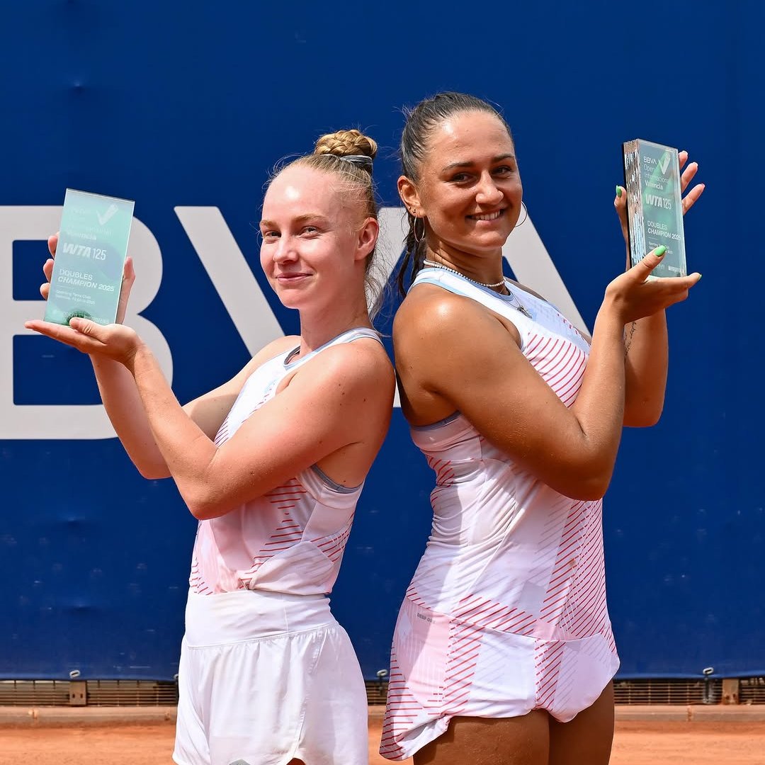 Not_Esportivas's tweet photo. WTA125!
Parabéns às duplistas campeães, a russa Maria Kozyreva e a bielorrussa Iryna Shymanovich (🇧🇾) que conquistaram o @WTA 125 de @BBVAopenVal na Espanha
#WTA #wta125 #tennis #BBVAOpenVal #Valencia #MariaKozyreva #IrynaShymanovich https://t.co/Nq7h1u3z6z