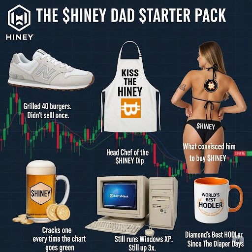 hineycoin's tweet photo. We have so many talented community members. 🧡 

Check out the $HINEY Dad Starter Pack created by @nerdofweb3! 🤣 https://t.co/BkRYKL1Xpi