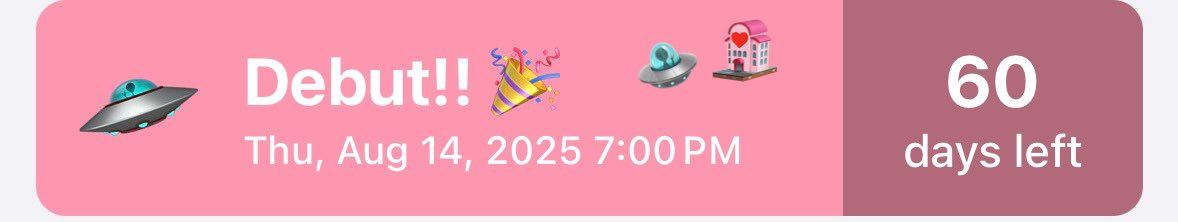 loxi_vt's tweet photo. You’re gonna come right? 👉🏼👈🏼

My debut is only 60 days away now 🛸🏩🎉 https://t.co/9opUHcsBBy