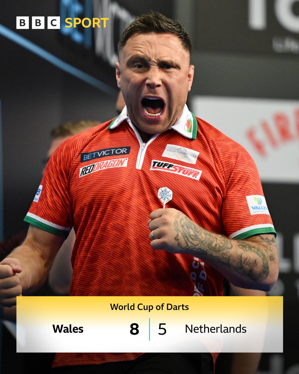 Incredible. 👏

Wales make it through to the #WCOD25 final thanks to a tops tops finish from the Iceman. 🥶

What did you make of that semi-final? 🎯

#BBCDarts #Wales