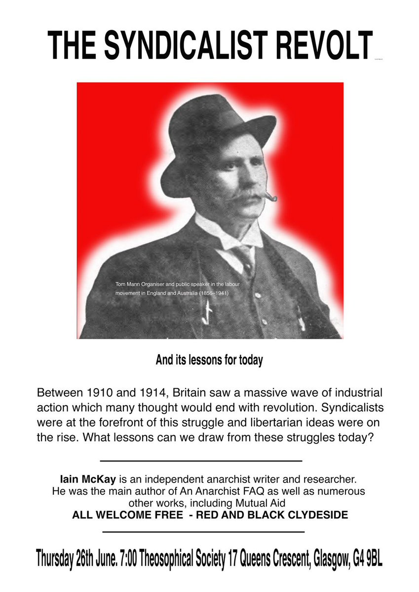 A long time associate, Iain originally from Possil is giving this talk a week on Thursday. Forgotten history revealed