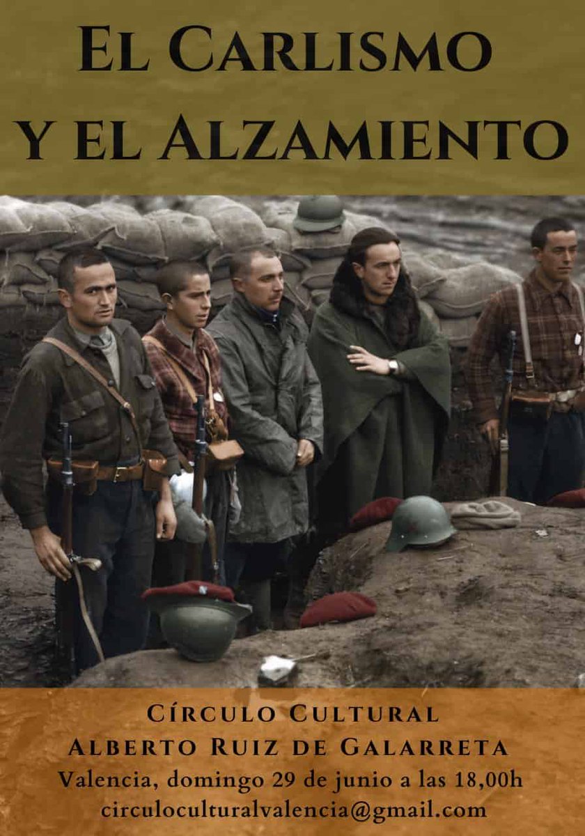 carlismoes's tweet image. Alzamiento de 1936 Valencia 29 de junio: el Carlismo y el Alzamiento de 1936
carlismo.es/alzamiento-de-…