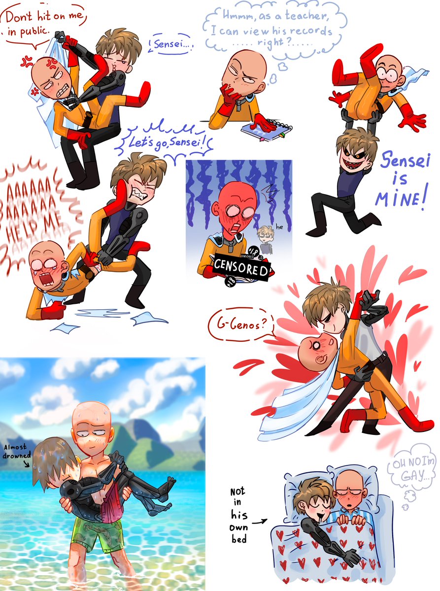 Pic_Chick_Pic's tweet image. Calm down, Genos. You're too intense
#OnePunchMan #Saitama #Genos #genosai #Saigenos