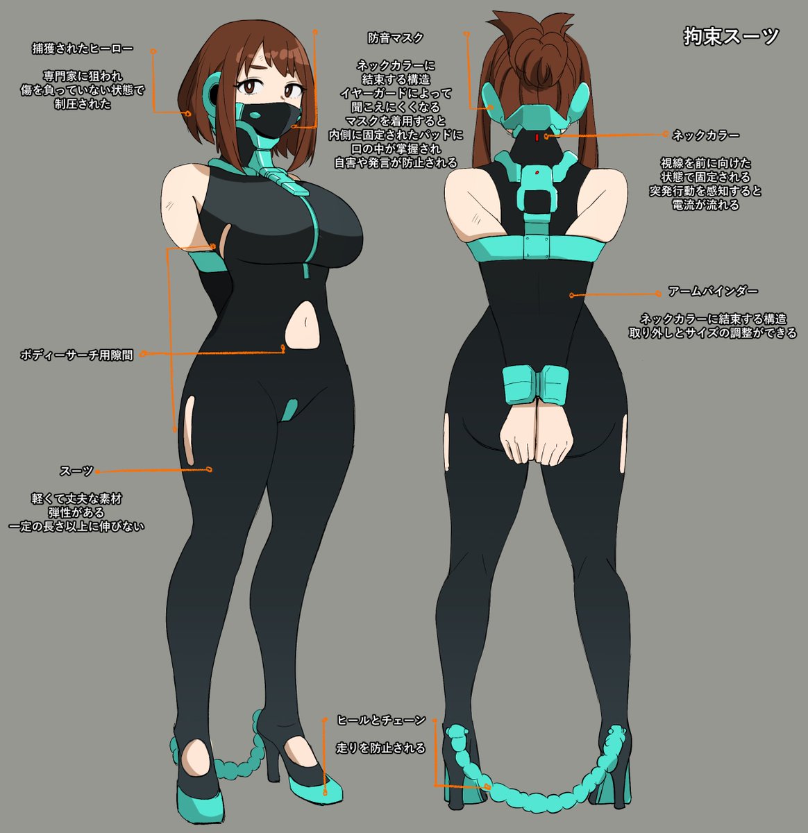 捕まったお茶子ちゃん②