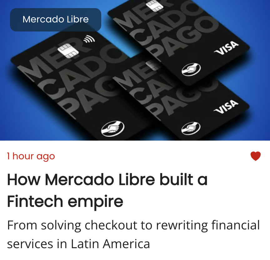 How Mercado Libre built a Fintech empire
From solving checkout to rewriting financial services in Latin America

I went down the rabbit hole of researching commerce platforms with Fintech arms, and Mercado Libre might be the most impressive example out there. What started as the