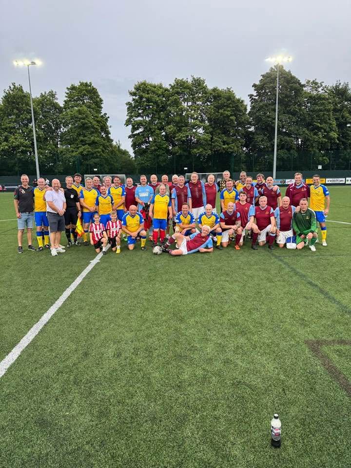 The Accies played Southampton  Vets this weekend in a charity game for <a href="/SFC_Foundation/">Saints Foundation</a>. Saints won 8-2 and the Accies continue to make new friends and memories for a fantastic cause.