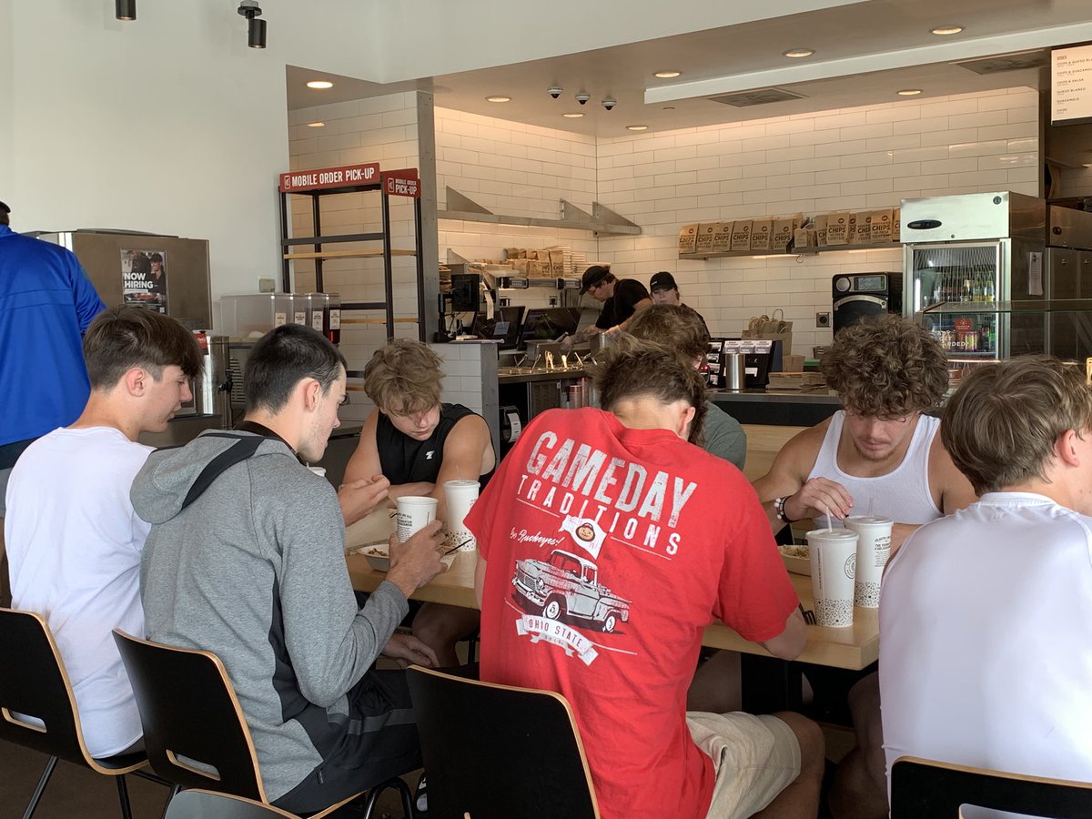 11+ games.  Mostly wins.  A few tough losses.  A lot of pizza, ice cream and fluids.  Team bonding activites.  Featured games.  Recruiting connections.  

Always end the weekend with Chipotle!  

Well done fellas.

Go Big Blue!