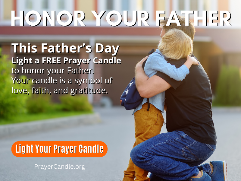 This Father’s Day, Light a Candle of Thanks and Blessing > prayercandles.org

Today, we lift up all fathers—those who raised us, guided us, and prayed for us—with gratitude and love.

#FathersDay #CatholicOnline
