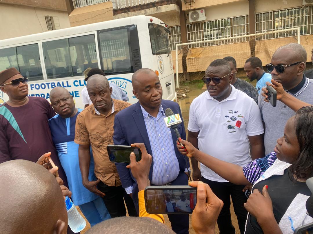 Rodney Michael (@superrod001) on Twitter photo Nominations for <a href="/SLFA_sl/">Sierra Leone Football Association</a> elections scheduled 2nd August 2025 have concluded with 4 presidential aspirants and about a dozen others nominated for 6 elective positions. The pictures are of leading opposition candidate Babadi Kamara and other aspirants aligned to his candidacy. Nominations for <a href="/SLFA_sl/">Sierra Leone Football Association</a> elections scheduled 2nd August 2025 have concluded with 4 presidential aspirants and about a dozen others nominated for 6 elective positions. The pictures are of leading opposition candidate Babadi Kamara and other aspirants aligned to his candidacy.