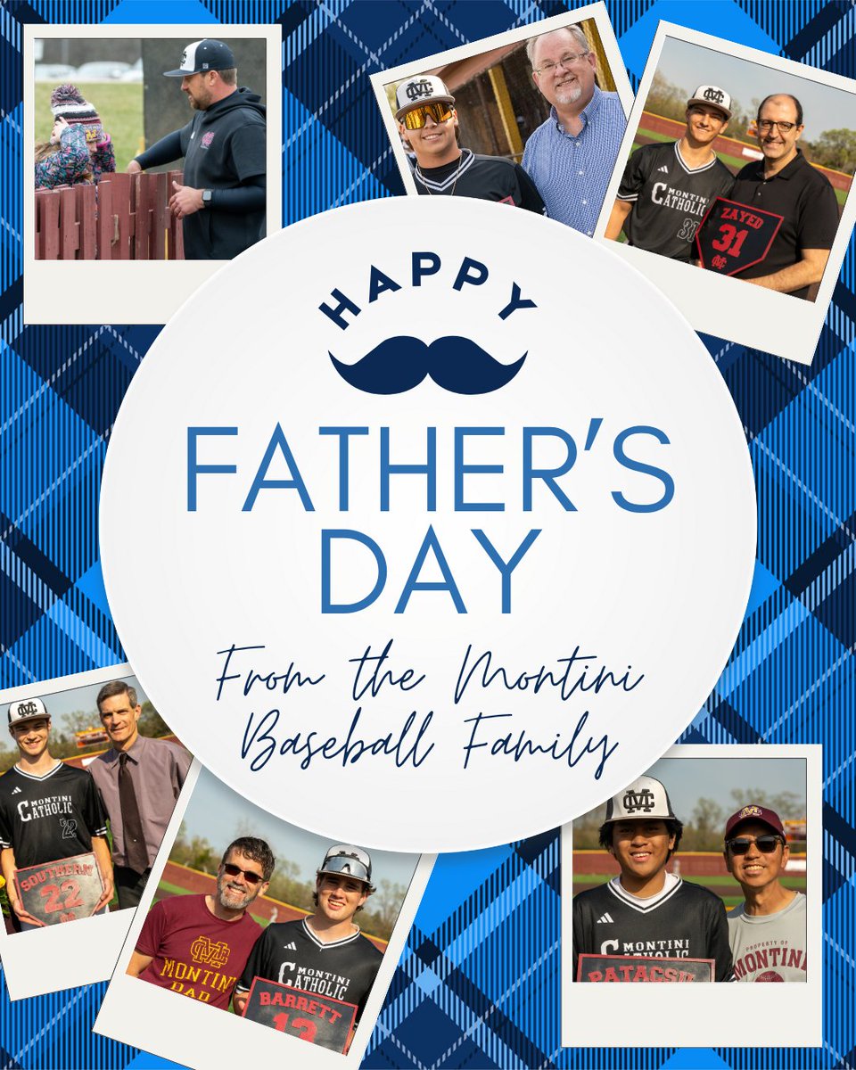 To every dad, grandpa, mentor, and role model who’s helped our players chase their dreams: we see you and thank you.

Happy Father’s Day from Montini Baseball! 💙⚾️