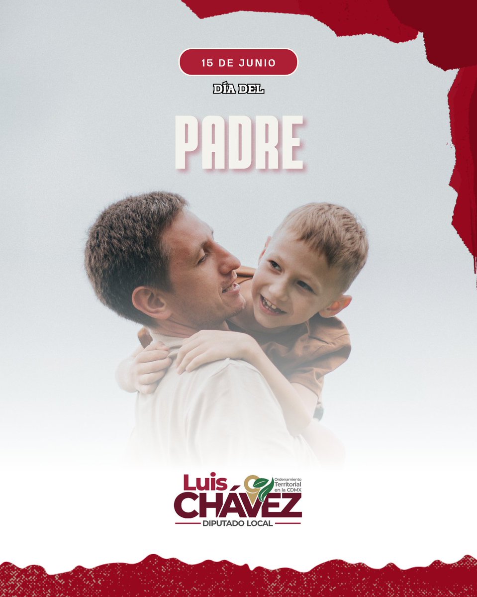 Luis Chavez (@luis_chavez_gar) on Twitter photo Para el hombre que me guió e inculcó valores de familia, para todos los papás responsables y comprometidos. ¡Feliz día del padre! 🧔🏽🎉
<a href="/MorenaCiudadMex/">Morena CDMX</a>
#LuisChávez #HagamosEquipo Para el hombre que me guió e inculcó valores de familia, para todos los papás responsables y comprometidos. ¡Feliz día del padre! 🧔🏽🎉
<a href="/MorenaCiudadMex/">Morena CDMX</a>
#LuisChávez #HagamosEquipo