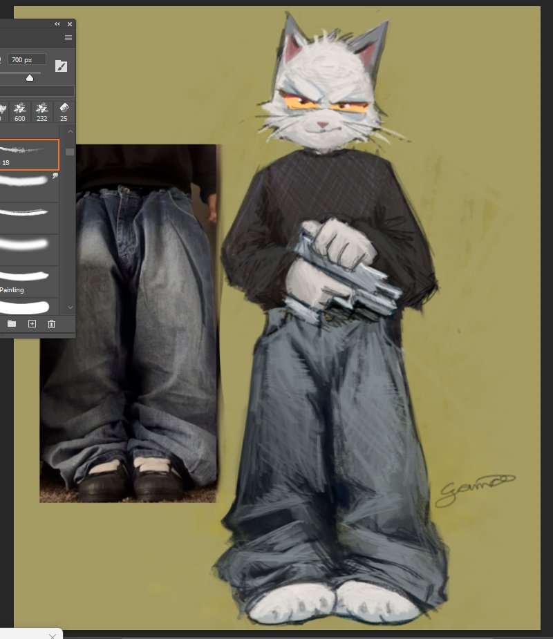 gamafiles's tweet image. pants study turned into a furry
