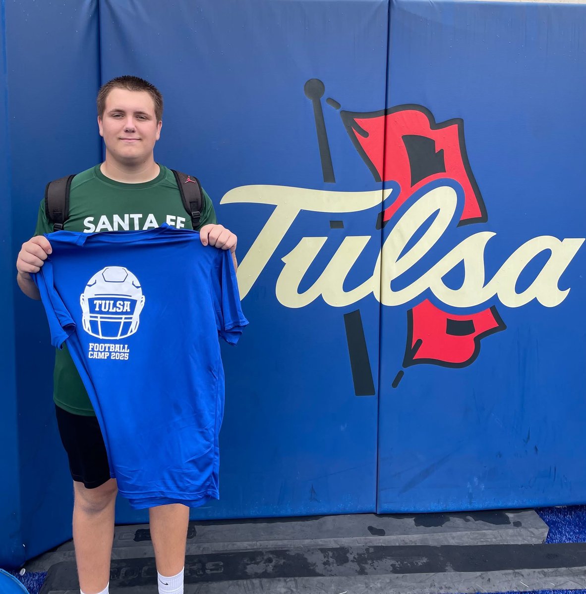 PaxtonKysar's tweet photo. I had a great time @TulsaFootball camp yesterday! #TMRollsDeep 

@coach_wolfpack @SFwolvesFTBL  @AndrewLee_CFB https://t.co/5mCWdtm9Dd