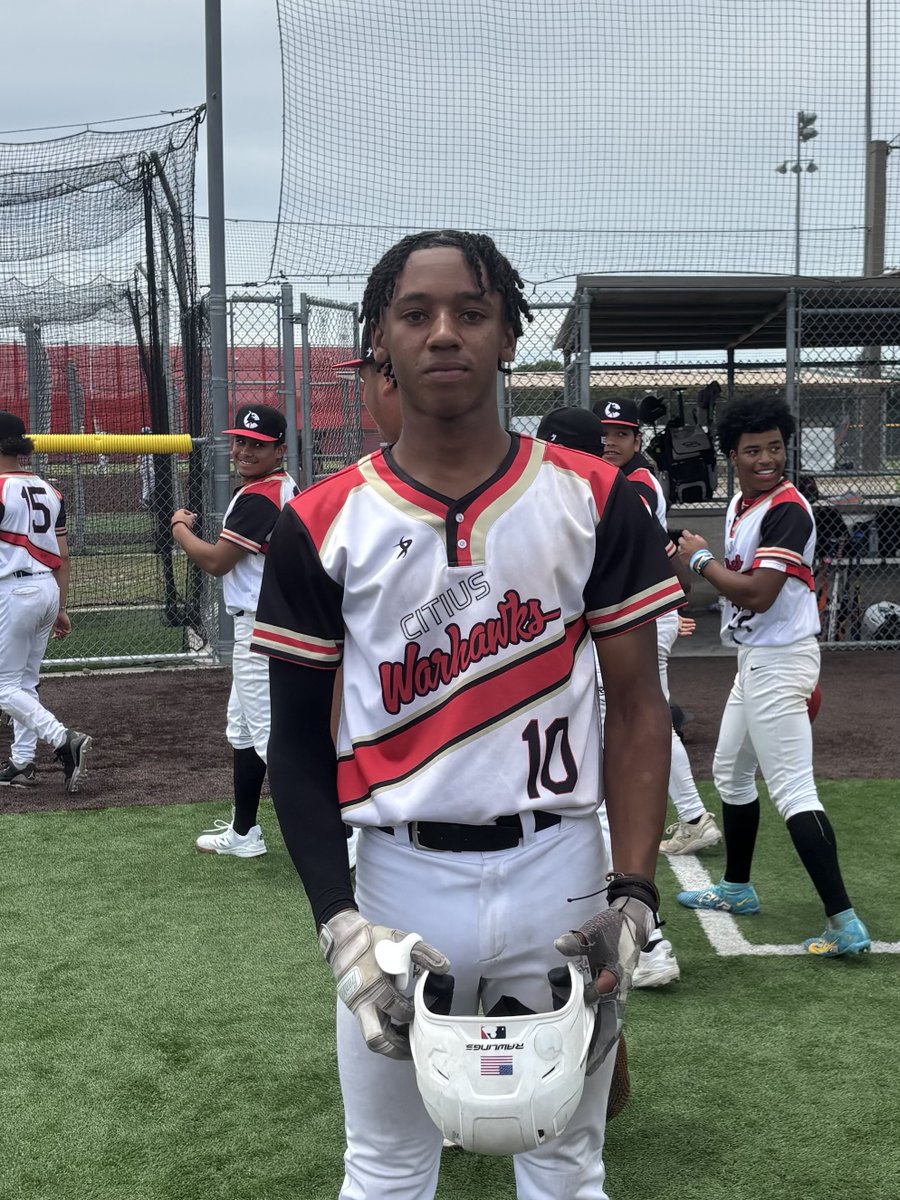 ✭Five Tool Texas✭ (@fivetooltexas) on Twitter photo #NorthTexasShowdownSS F: <a href="/Citiusbb/">Citius Baseball</a> 16U 6, Impact Baseball Ford 16U 5
PoG: <a href="/Fjguignard1/">Frantz Guignard</a> 5IP, 2H, 4K, 0 ER | 3-3, HR, 2B, 2 RBI, R #NorthTexasShowdownSS F: <a href="/Citiusbb/">Citius Baseball</a> 16U 6, Impact Baseball Ford 16U 5
PoG: <a href="/Fjguignard1/">Frantz Guignard</a> 5IP, 2H, 4K, 0 ER | 3-3, HR, 2B, 2 RBI, R