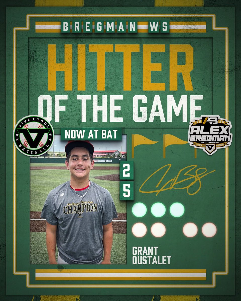 ✭Five Tool Texas✭ (@fivetooltexas) on Twitter photo #BregmanWS F: <a href="/gladbaseballbmt/">gladiator.baseball</a> Walker 15U 8, Texas Twelve Maroon 15U 0
PoG: <a href="/BrockBlessi2028/">Brock Blessington</a> 5 IP, 8 K, 0 ER, 2 H
Hitter: Grant Oustalet 1-1, 2B, 3 RBI
Notables: <a href="/ReidTyner3/">Reid Tyner</a> 1-1, 3B, 3 R, 2 BB, SB
<a href="/Brooks_Burns13/">Brooks</a> 2-3, RBI #BregmanWS F: <a href="/gladbaseballbmt/">gladiator.baseball</a> Walker 15U 8, Texas Twelve Maroon 15U 0
PoG: <a href="/BrockBlessi2028/">Brock Blessington</a> 5 IP, 8 K, 0 ER, 2 H
Hitter: Grant Oustalet 1-1, 2B, 3 RBI
Notables: <a href="/ReidTyner3/">Reid Tyner</a> 1-1, 3B, 3 R, 2 BB, SB
<a href="/Brooks_Burns13/">Brooks</a> 2-3, RBI