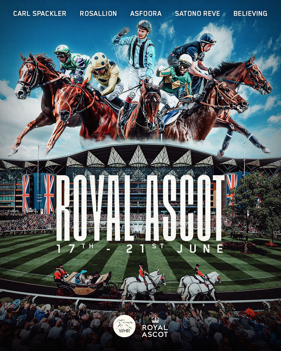 Who’s excited⁉️

Image credit: Ascot Racecourse | Dubai Racing Club | Tomoya Moriuchi | Coglianese Photo / NYRA

#RoyalAscot