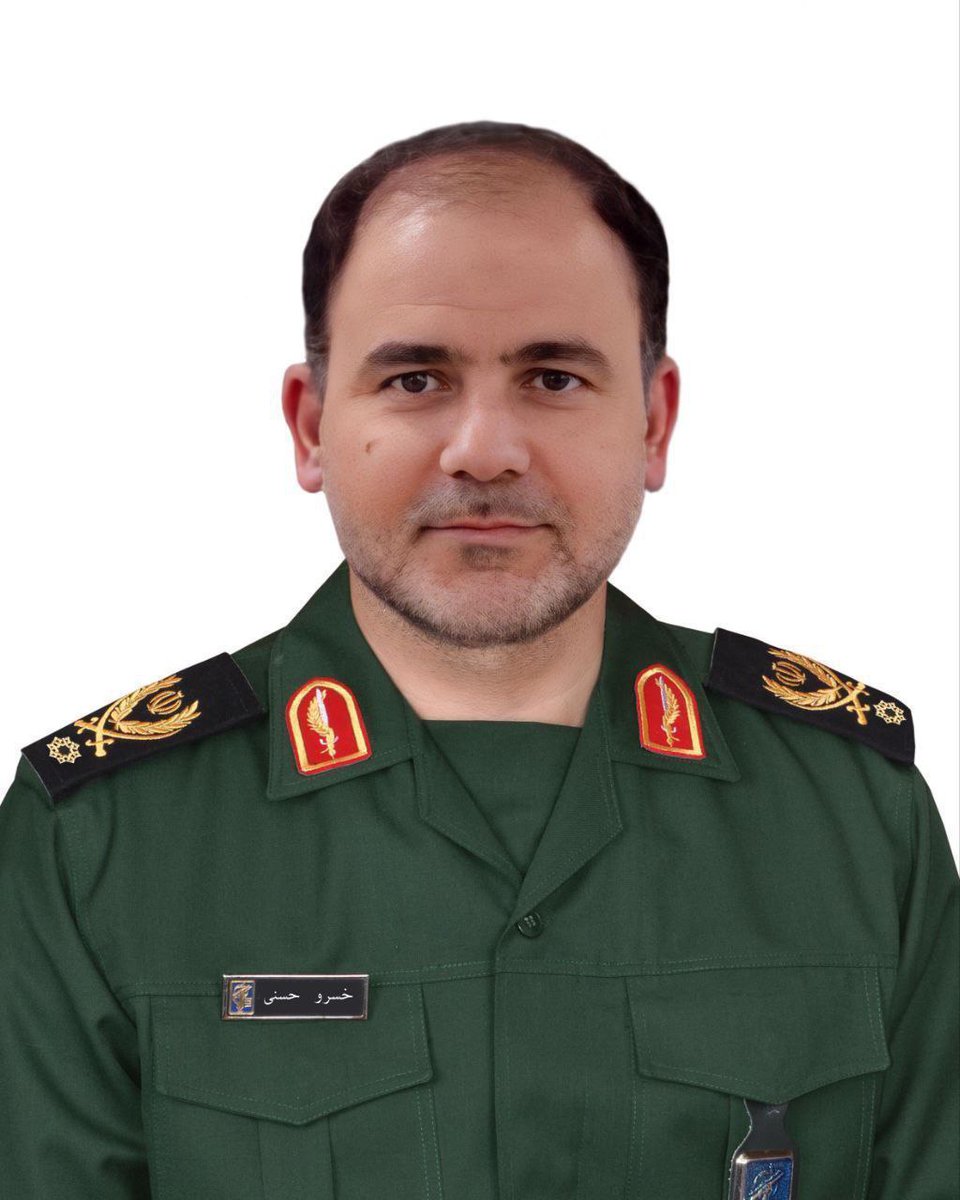 Brigadier General Khosrow Hassani, Deputy Chief of Intelligence for the IRGC's Air and Space Force, has also been eliminated by the Israel Airforce Strikes.