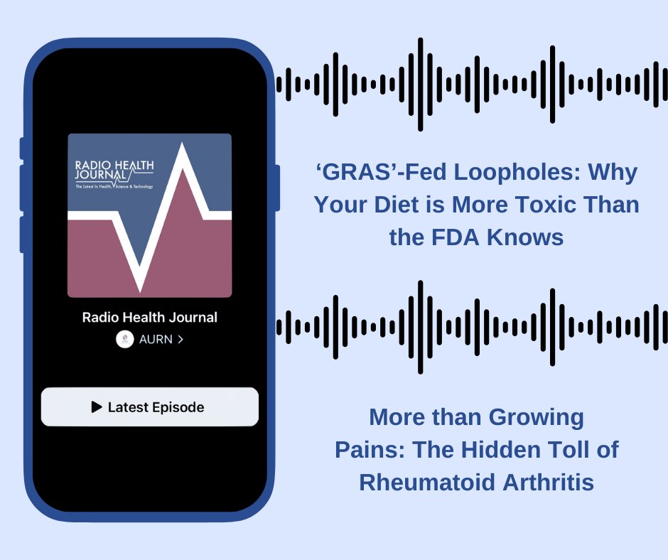 RadioHealthJrnl's tweet image. 🍓Food companies can approve additives without FDA oversight... With Jennifer Pomeranz.
🔬Researchers are developing tests to better match rheumatoid arthritis patients with treatment. With @SamAsgarian_MD & Emma Larson.
Listen on #RadioHealthJournal ➡️ listen.radiohealthjournal.org/podcast