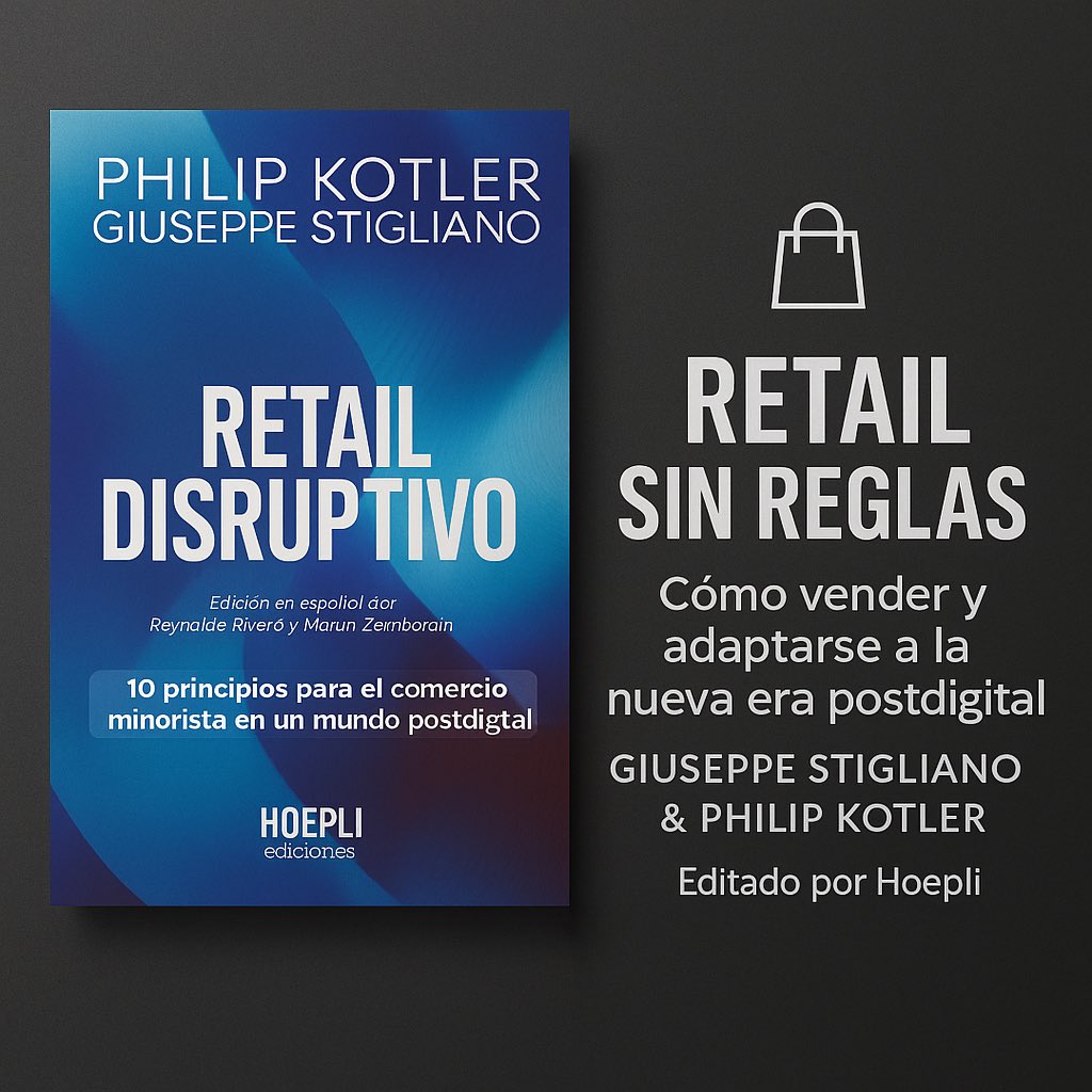 MAMENCOMUNICACION (@mamencomunica) on Twitter photo “El retail de siempre ha muerto. ¿Estás listo para venderle al consumidor postdigital?”
“Una guía imprescindible para empresas que quieren conectar con consumidores que ya no compran igual.”
Entrevistas con los autores?
✍🏻 prensa@mamencomunicacion.com “El retail de siempre ha muerto. ¿Estás listo para venderle al consumidor postdigital?”
“Una guía imprescindible para empresas que quieren conectar con consumidores que ya no compran igual.”
Entrevistas con los autores?
✍🏻 prensa@mamencomunicacion.com