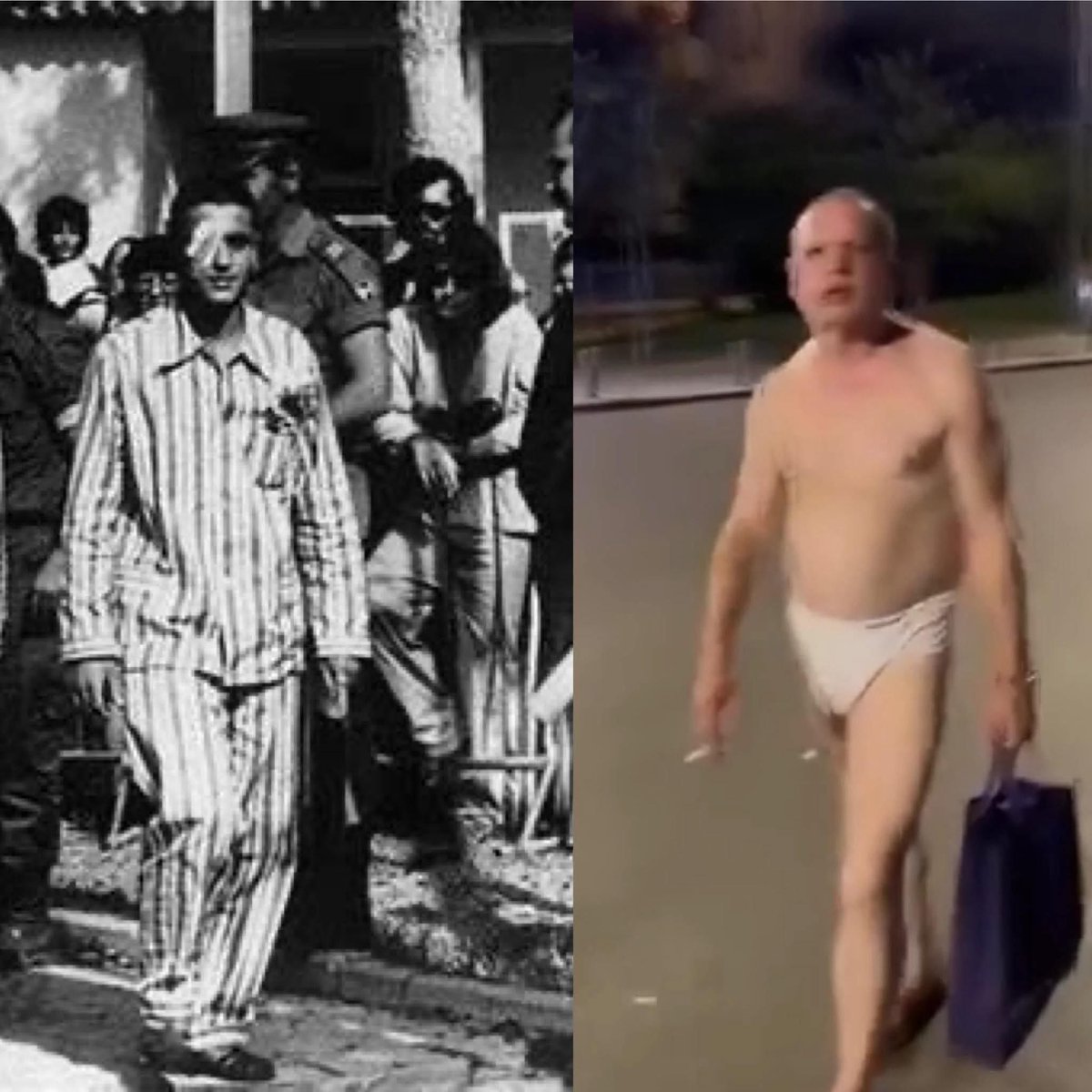 عشان تعرفوا  أن احنا ناس محترمه  طلعناكم بالبيجاما الكستور لكن ايران  طلعتكم بال

 🫣☺️☺️😂
#طهران 
#تل_أبيب_تحترق