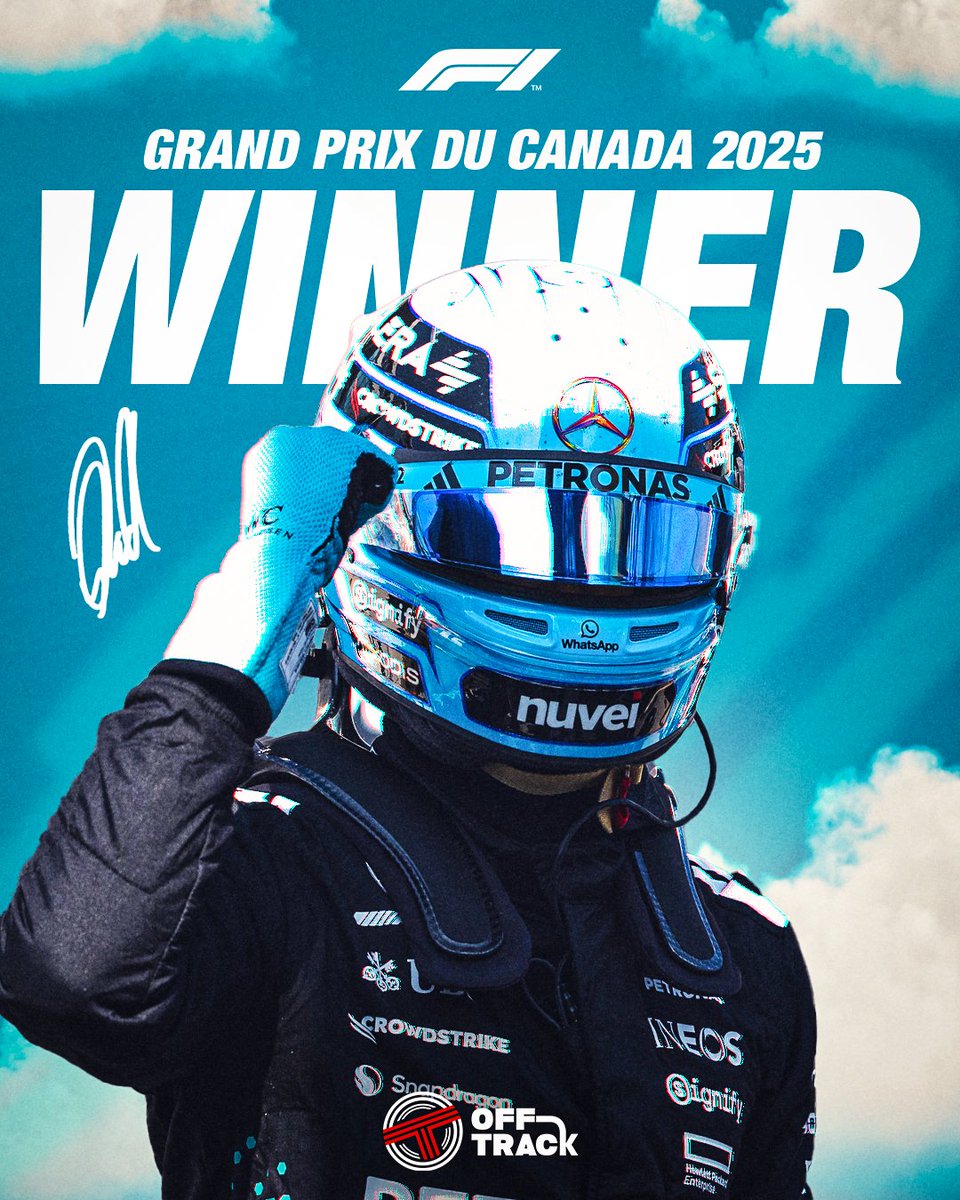 TearOffFR's tweet image. 🚨 GEORGE RUSSELL REMPORTE LE GRAND PRIX DU CANADA ! 🏆

Première victoire de la saison pour le Britannique et pur l'écurie Mercedes ! Il s'impose devant Max Verstappen 2e et Kimi Antonelli, qui réalise son premier podium en F1, 3e !

Les McLaren se sont accrochées. Oscar Piastri…