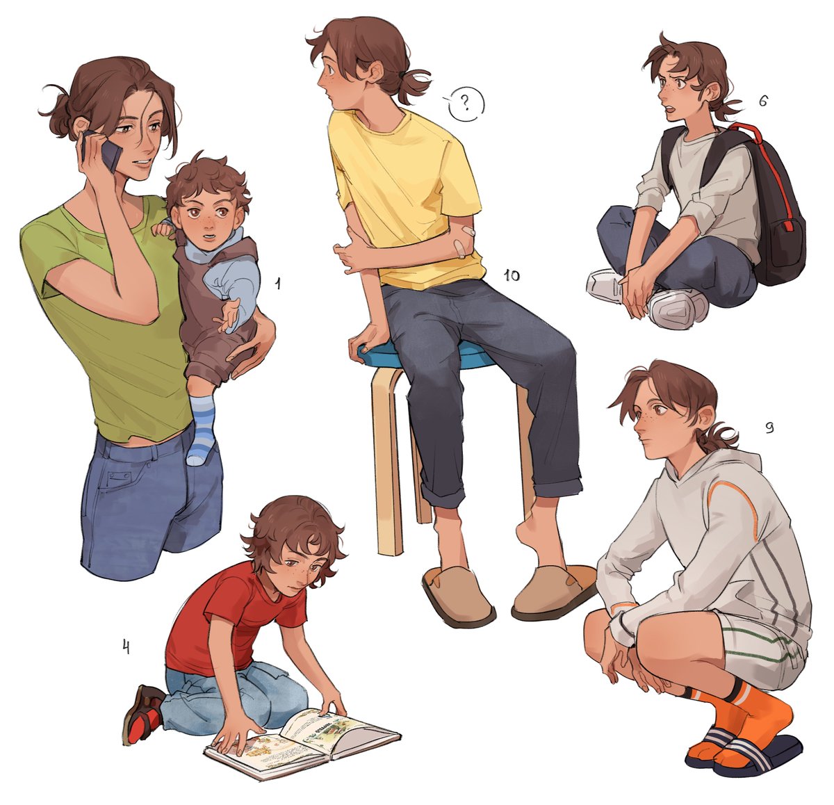 linaxchuu's tweet image. magna through the years #oc