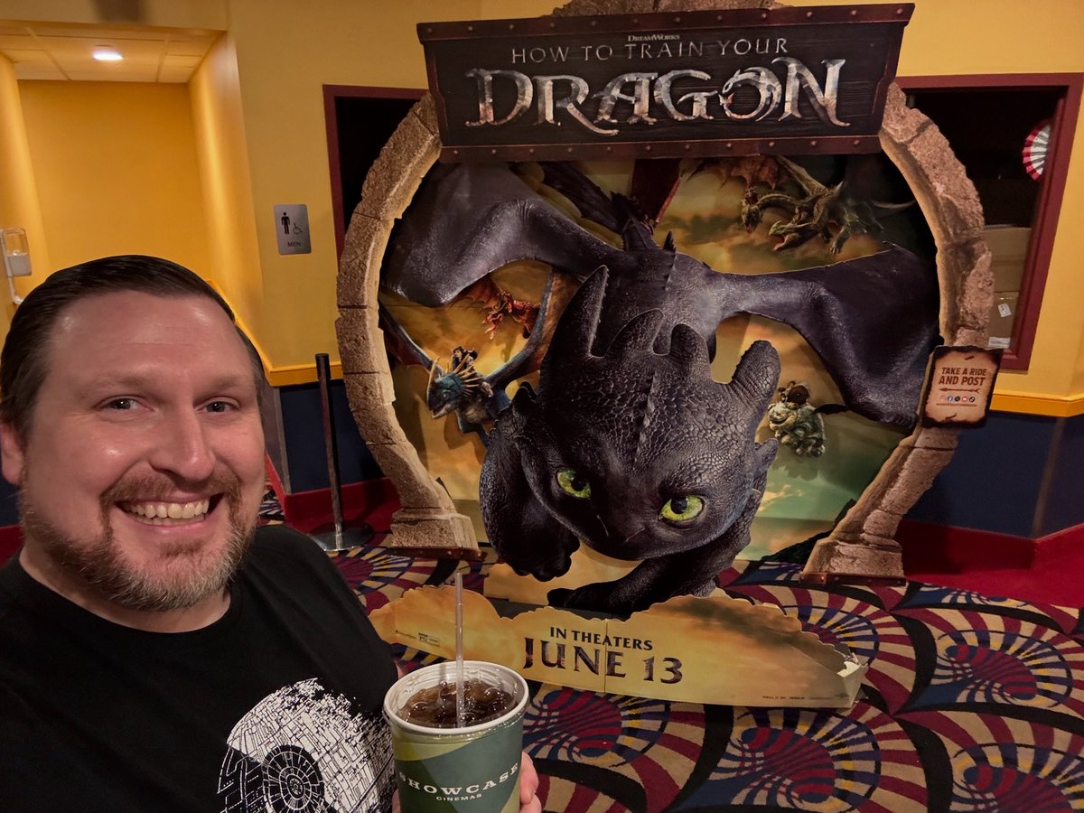 Yay! Off to see ‘How To Train Your Dragon’ with the family 🥰