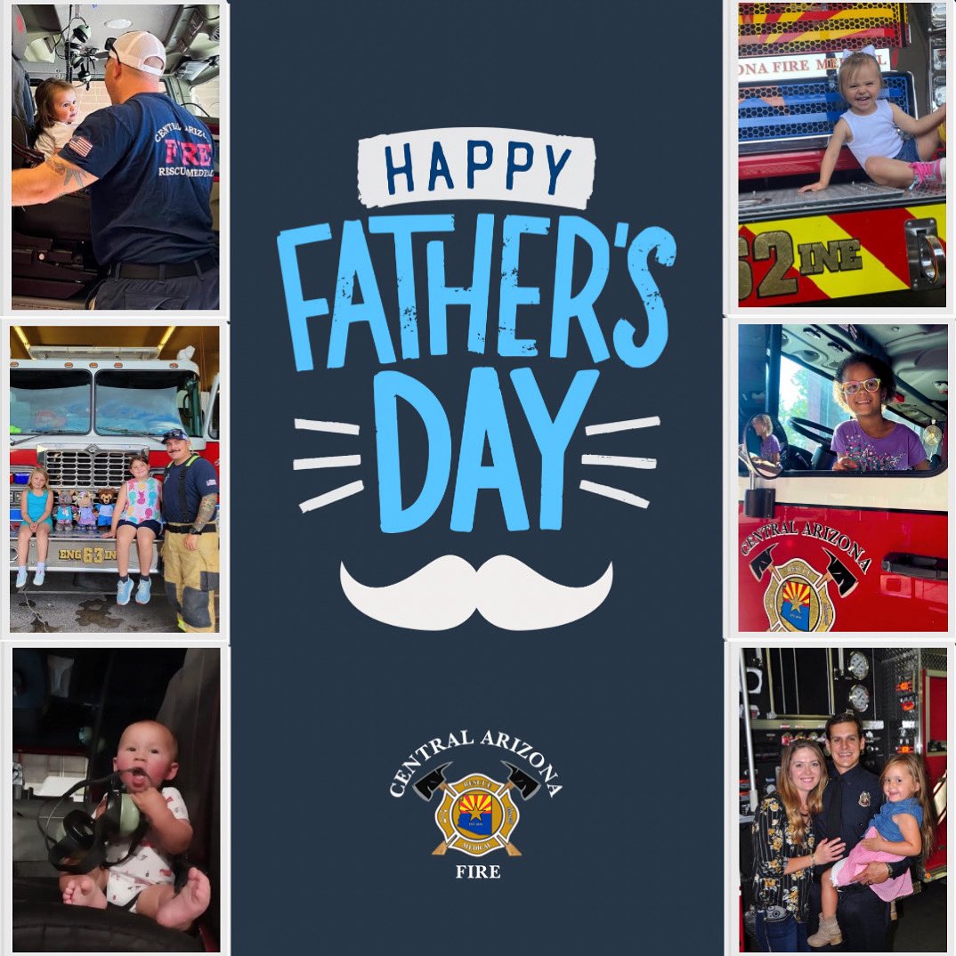 Happy Father’s Day to all the dads, granddads, and father figures who lead with strength, wisdom, heart—and yes, an epic variety of dad jokes. We’re grateful for you today and every day, especially those spending the day on shift serving our community 👨‍🚒

#FathersDay #FireFamily