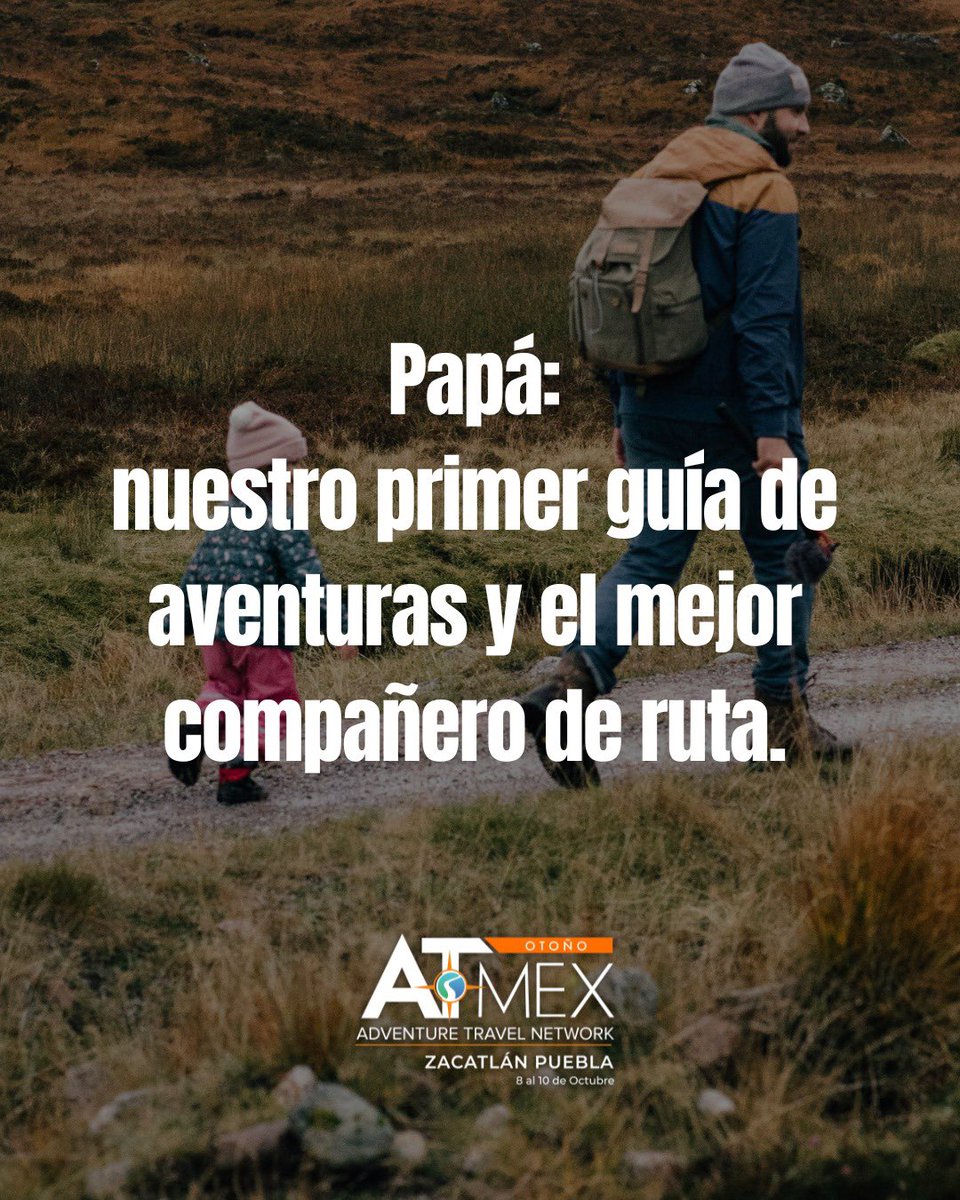 Feliz Día del Padre a todos los que nos inspiran a viajar con el corazón abierto y el alma en movimiento.

#ATMEXZacatlán #DíaDelPadre #TurismoDeAventura