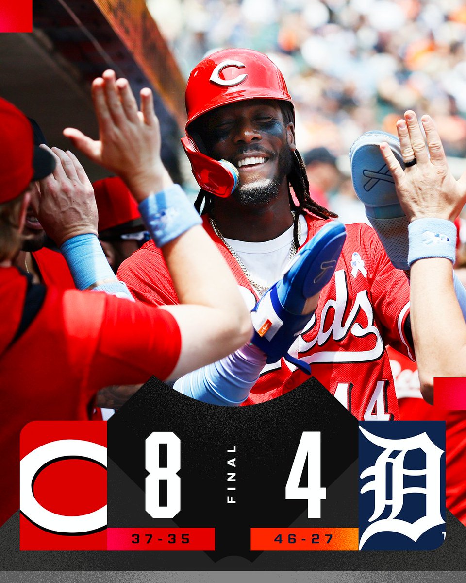 MLB (@mlb) on Twitter photo Elly De La Cruz homers for the 4th straight game and the <a href="/Reds/">Cincinnati Reds</a> rally late for the series victory. Elly De La Cruz homers for the 4th straight game and the <a href="/Reds/">Cincinnati Reds</a> rally late for the series victory.