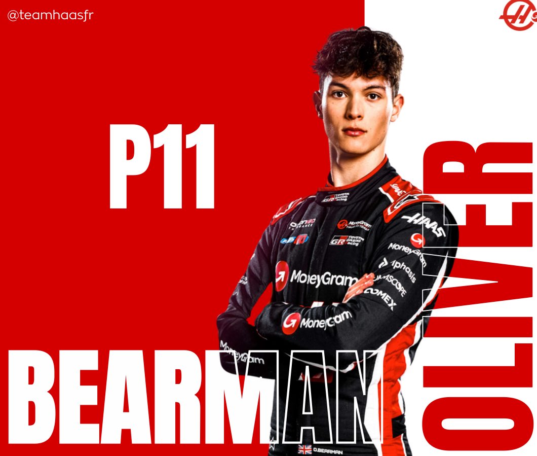 teamhaasfr's tweet image. 🏁 Fin de la course 🔥
P9 pour Ocon, P11 pour Bearman… et surtout magnifique gestion de course 💪🏼😏
58 tours en pneus hard pour Esteban
Une exécution parfaite, une défense solide, et des relais maîtrisés : masterclass de nos deux pilotes.
👉 Ocon ramène des points, Bearman…