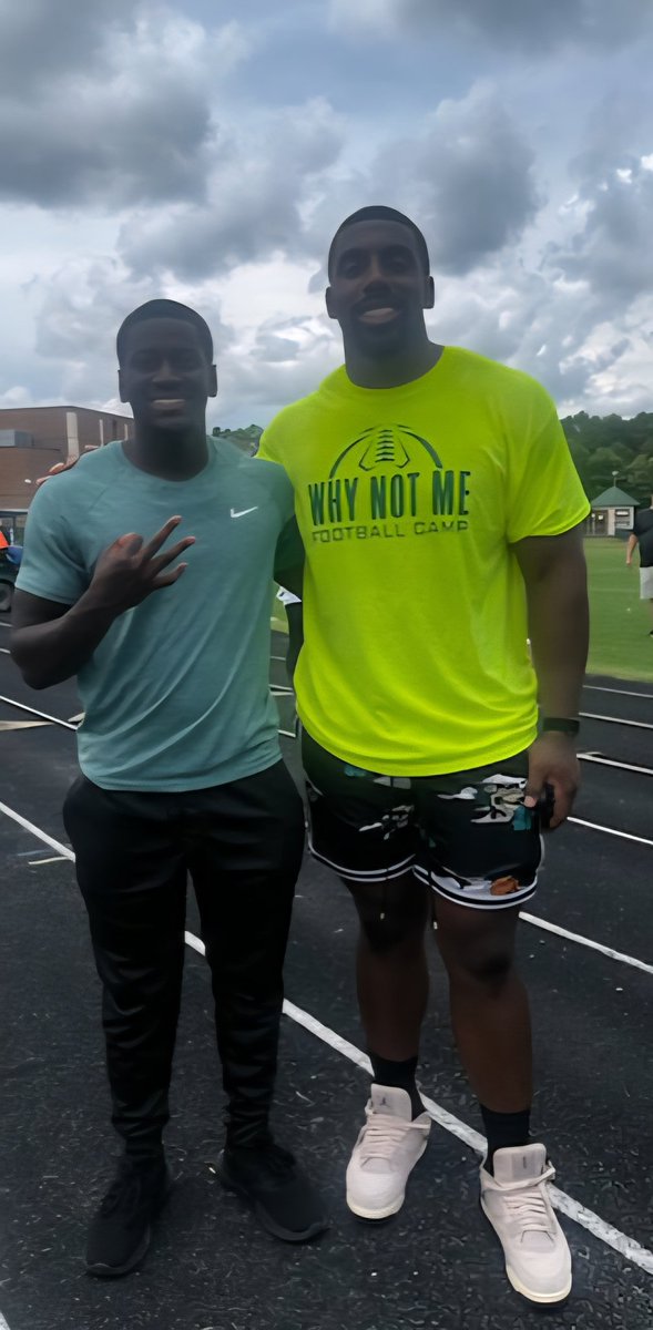 Thank you, <a href="/TheThomasBooker/">Thomas Booker</a>, for your pro tips and encouragement. Shout out to <a href="/thekjhenry/">KJ Henry</a> for the "Why Not Me" camp!