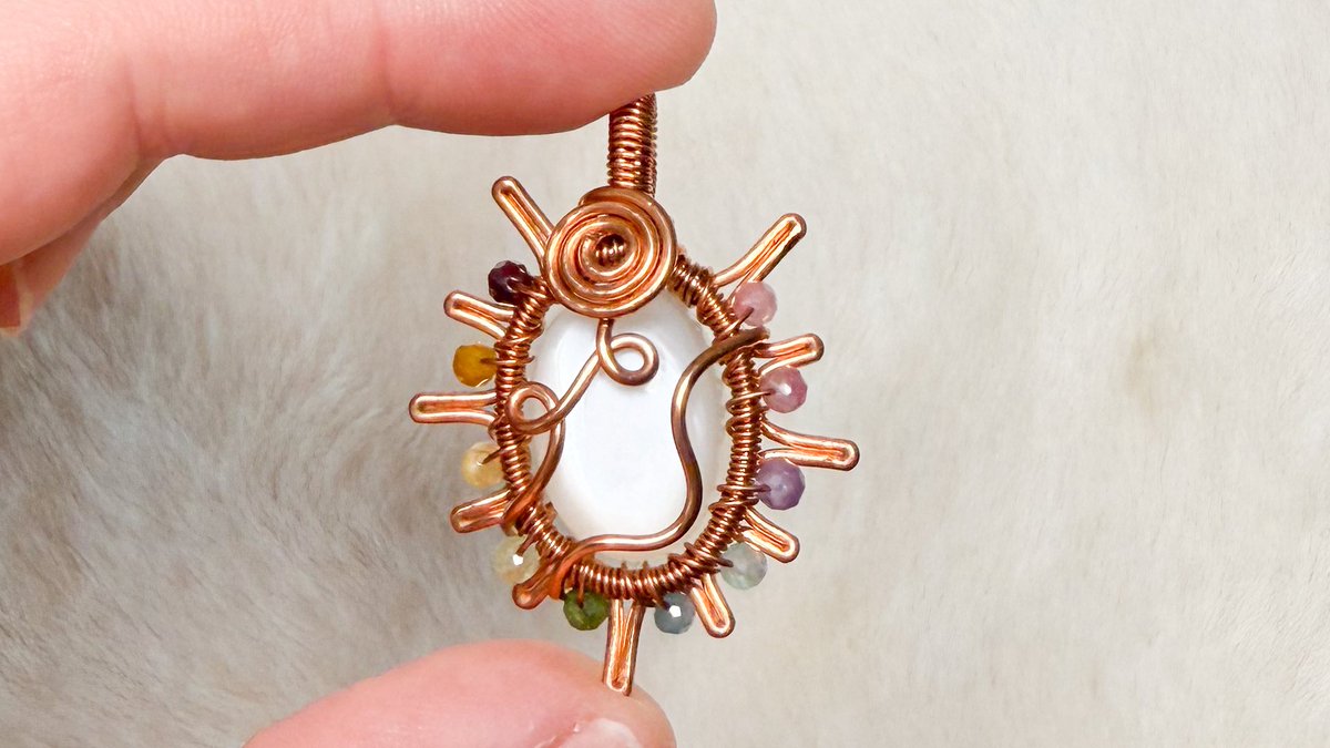 mildhippie's tweet photo. had to make more moonstone rainbow sun necklaces for pride month of course 🌈🌞

available Friday 6/20 at 8pm eastern time https://t.co/vsoLi61dlu