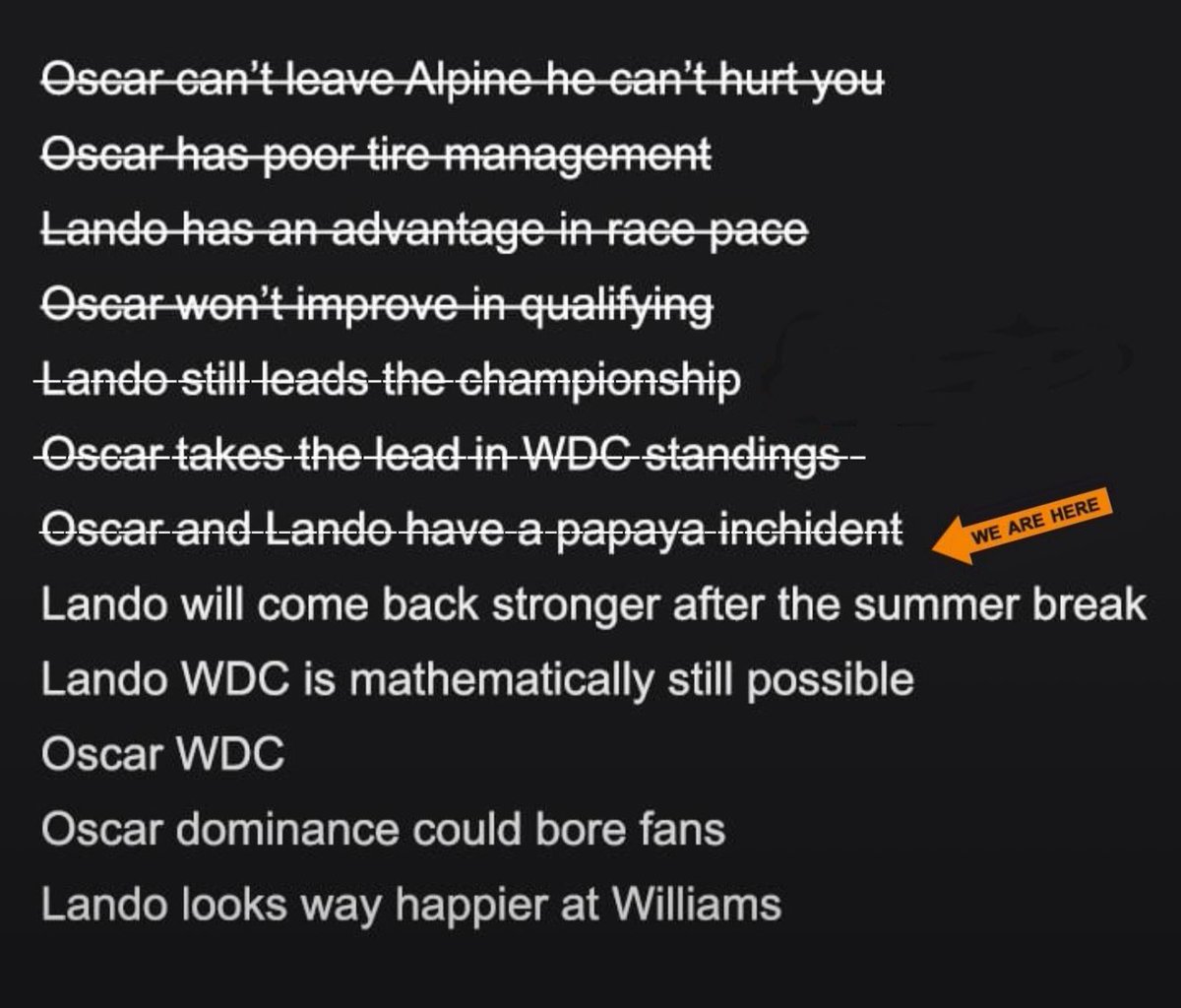 We just had our Papaya Inchident 😂 #CanadianGP