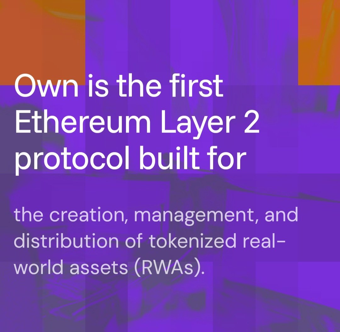 💰 <a href="/own_xyz/">Own Network</a> pioneers RWA tokenization on Arbitrum Orbit.

400k users trade $370M/mo.
Own Passport ensures trusted DID access.

Fasset’s 7+ licenses and Fireblocks security redefine compliance.

A new era for DeFi awaits.
#TheyDontKnow #IYKYK