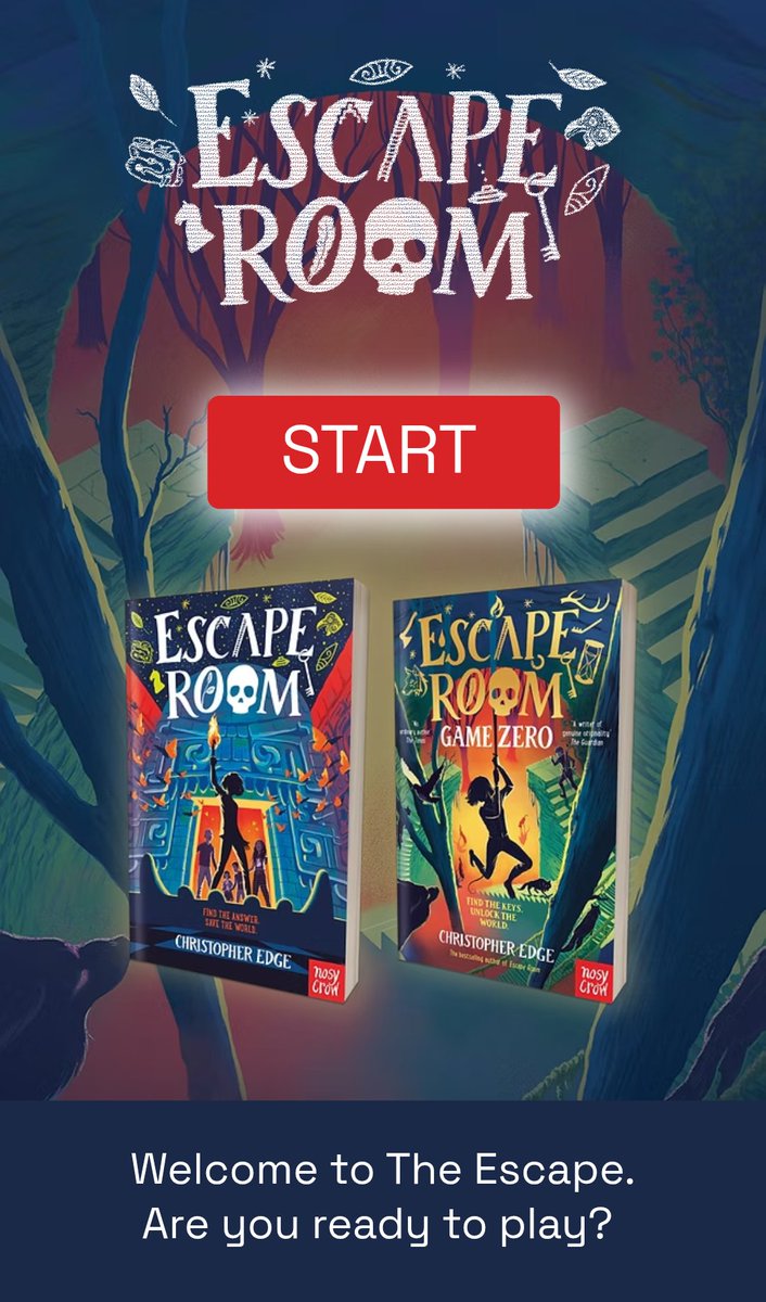 Teachers! School librarians! Looking to give students an exciting new challenge? Welcome to The Escape: a brand new set of mind-bending Escape Room puzzles and challenges. Let me know if your class can solve them all to become Escape Room Puzzle Masters! welcome-to-the-escape.com